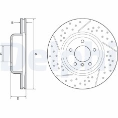 DELPHI BG9235C Disc frana