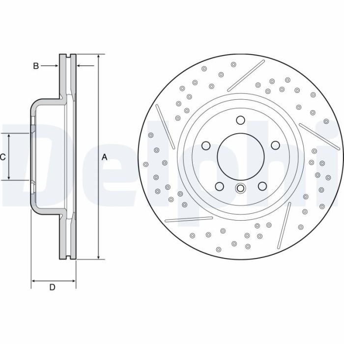 DELPHI BG9235C Disc frana
