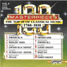Various - 100 Masterpieces Vol. 4 (The Top 10 Of Classical Music 1788-1810), CD