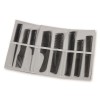 Set 8 Piepteni Carbon Profesionali Frizerie Barber Salon Coafor Sinelco - Rezistenti si Durabili