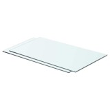 vidaXL Rafturi, 2 buc., 60 x 30 cm, panouri sticlă transparentă