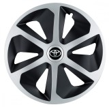 Cumpara ieftin Set 4 capace roti Roco Gri-Negru R17 pentru gama auto Toyota, Autohelix MSA