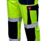 Pantaloni de lucru FLASHpentru vizibilitate mare galbeni