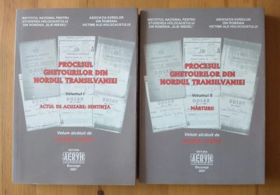 Oliver Lustig (ed.) - Procesul ghetourilor din nordul Transilvaniei (2 vol.) foto