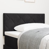 vidaXL Tăblie LED &icirc;n design blocuri de diamant, neagră, de 90 cm