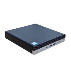 Unitate PC Refurbished, HP ELITEDESK 800 G5 MINI PC, Procesor I5 9500, Memorie RAM 8 GB, SSD 256 GB NVME, Windows 11 Pro, Stare Foarte buna