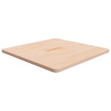 Cumpara ieftin Blat de masa patrat, 70x70x2,5 cm, lemn masiv stejar netratat
