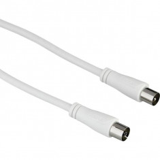 Cablu antena Hama Coaxial 90dB 10m White foto