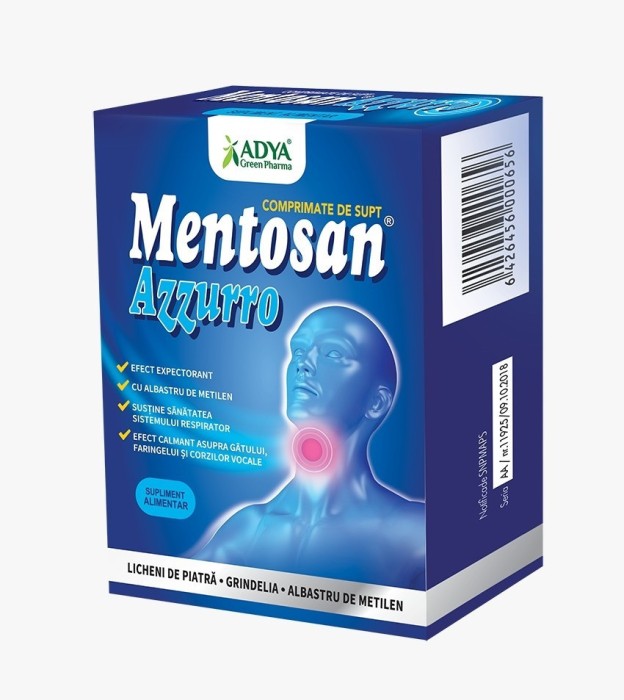 MENTOSAN AZZURRO 21CPR DE SUPT