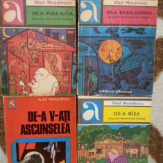 DE-A V-ATI ASCUNSELEA/BIZA/PUIA-GAIA/BABA-OARBA-VLAD MUSATESCU (4 VOL)