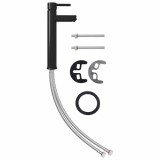 Cumpara ieftin Baterie mixer de baie, negru, 12x30 cm