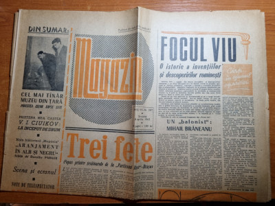magazin 6 aprilie 1963-articol tesatoria partizanul rosu din brasov foto