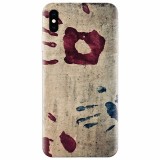 Husa silicon pentru Apple Iphone X, Handprints
