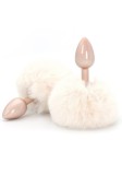 Plug Coada Iepure ToyJoy Enchanting Bunnytail Buttplug Alb