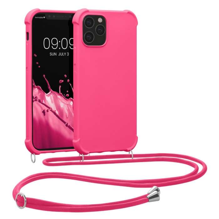 Husa pentru Apple iPhone 12 / iPhone 12 Pro, Silicon, Roz, 53840.77