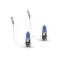 Set de 2 becuri Halogen H3 100W +110% intensitate Alb Xenon 12V