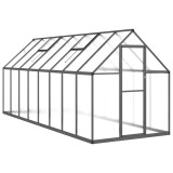 Cumpara ieftin Sere cu cadru de baza, antracit, 445x169x195 cm, aluminiu
