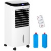 HOMCOM Răcitor de Aer Portabil 4-&icirc;n-1 de 10L cu Umidificator, Sistem de Răcire, Timer 8 Ore, Telecomandă, pentru &Icirc;ncăperi de p&acirc;nă la 20㎡, 60W, ABS, Al