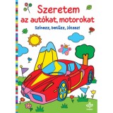 Szeretem az aut&oacute;kat, motorokat - Sz&iacute;nezz, betűzz, j&aacute;tssz!