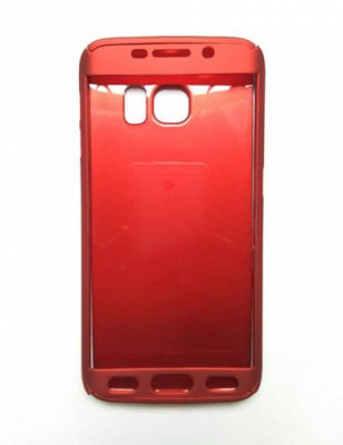 Husa protectie pentru Samsung Galaxy S6 Rosu Fullbody fata-spate folie de protectie gratis foto
