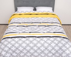 Pilota de iarna matlasata Caliope Somnart, 200x220 cm, policotton imprimat, sezon rece, 400 g/mp Relax KipRoom foto