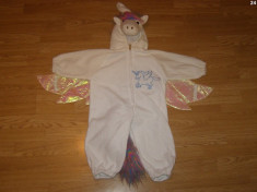 costum carnaval serbare animal unicorn ponei pentru copii de 1-2 ani 18-24 luni foto