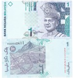 Bancnota Malaezia 1 Ringgit 2000, P-39 UNC, Asia