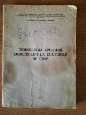 TEHNOLOGIA APLICARII ERBICIDELOR LA CULTURILE DE CAMP ? Colectiv de autori foto