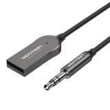 ACCESORII AUTO Vention USB Car Bluetooth5.0 Audio Receiver With Coiled Cable 1.5M Gray Zinc Alloy Type, &quot;NAGHG&quot; (timbru verde 0.18 lei)