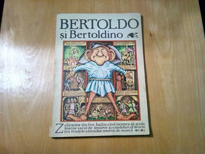 BERTOLDO SI BERTOLDINO - A. Lazarescu - SILVIU BAIAS (ilustratii) -1984, 79 p. foto