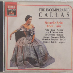 CD The Incomparable Callas AIda Tosca Ernani Carmen Samson Dalila Mignon