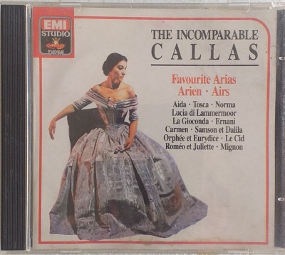 CD The Incomparable Callas AIda Tosca Ernani Carmen Samson Dalila Mignon foto