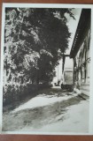 Carte postala, Bucuresti Scoala Centrala de Fete, fatada dinspre gradina, perioada interbelica