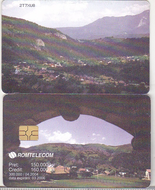 bnk card Cartela telefonica 2004 - Peisaj - sat - RO-ROM-0242