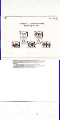 FDI - Guernsey - Centenary of Boys Brigade 1983 foto