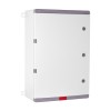 Cutie distributie IP67 din ABS gri, usa mata, placa metalica, 400x500x240 mm PD405024