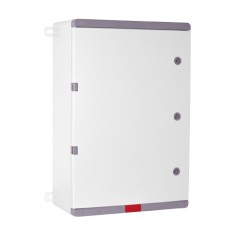 Cutie distributie IP67 din ABS gri, usa mata, placa metalica, 400x600x200 mm PD406020