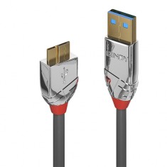 Cablu micro USB-B 3.0 la USB-A 0.5m CROMO Line, Lindy L36656*