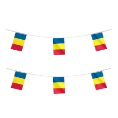 Ghirlanda cu Steaguri Romania, 6 m