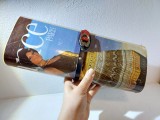 Poseta vintage clutch anii 70 concept design coperta de revista Elegance Paris
