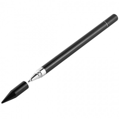 Creion Touch Pen 2 in 1 Ball Easy, Negru foto