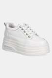 GOE sneakers din piele femei, culoarea alb, RR2N4084