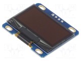 Afișaj OLED grafic 1,28&quot; 128x64 RAYSTAR OPTRONICS galben