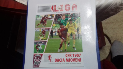 program CFR Cluj - Dacia Mioveni foto