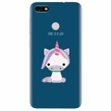 Husa silicon pentru Huawei P9 Lite mini, Horn To Be Wild Cute Unicorn