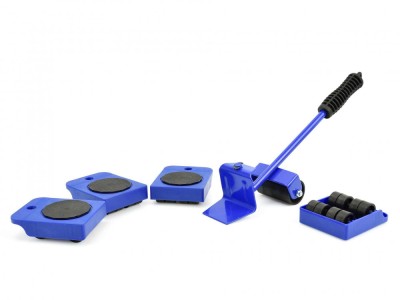 Sistem mutare mobilier, 150 kg, 5 elemente, Geko G29799 foto