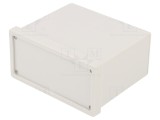 Carcasă panou ABS gri 93,6x75,2x46,2 mm