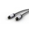 Cablu audio digital Toslink tata - Toslink tata 0.75m Goobay Plus