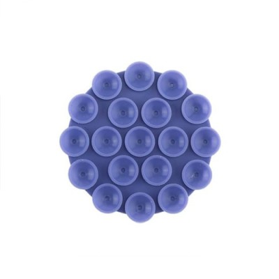 Suport cu Ventuze pentru Telefon, Rotund - Techsuit (SD-CUP) - Dark Blue foto