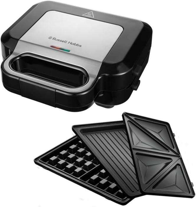 Sandwich-maker Russell Hobbs Creation 3 in 1 26810-56 750W Resigilat